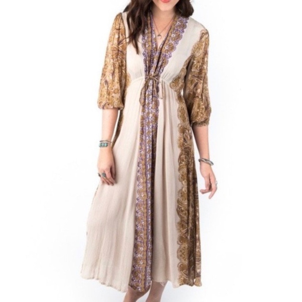 GUC Free People Combo Azalea Midi Casual Dress XS